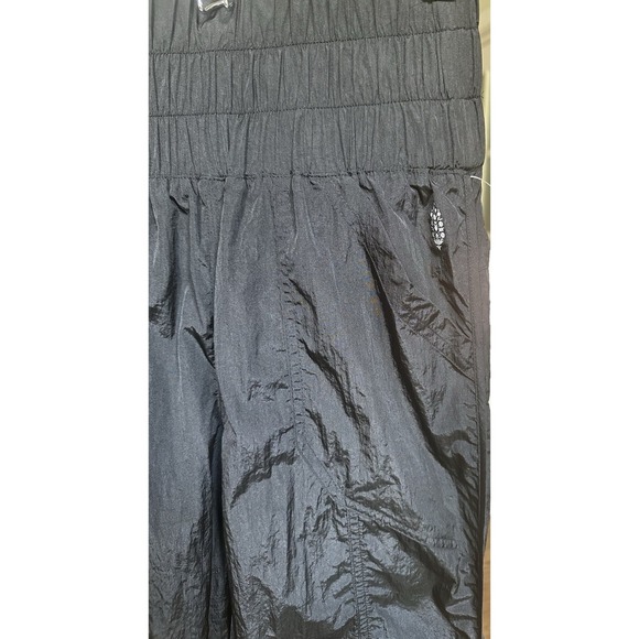 FP Movement The Way Home Joggers Black XS High Rise Nylon Track Pants NWT $60 - Picture 4 of 7